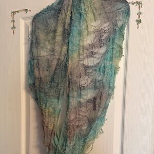 Elegant Multicolor Textured Scarf